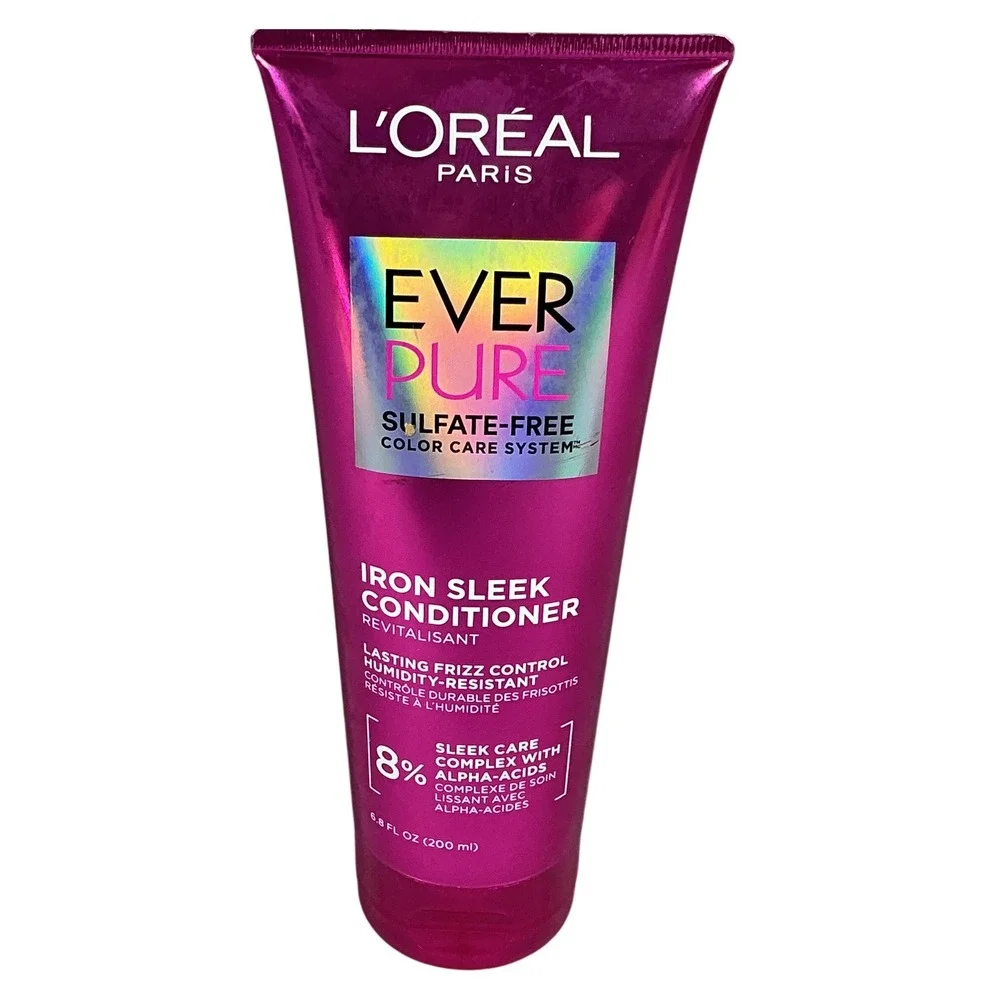 L'Oreal‎ EverPure Iron Sleek Conditioner Sulfate-Free 6.8oz
